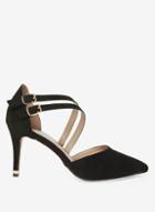 Dorothy Perkins Wide Fit Black 'gala' Court Shoes