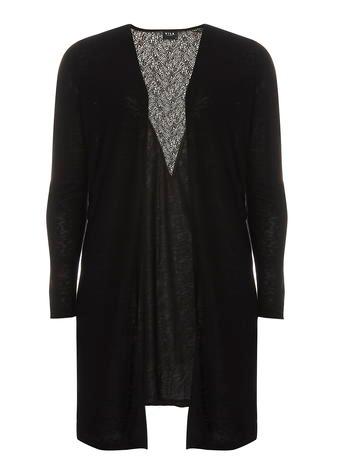 Dorothy Perkins * Vila Black Longline Cardigan