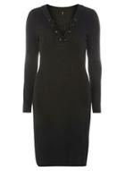 Dorothy Perkins *only Black Lace Up Dress