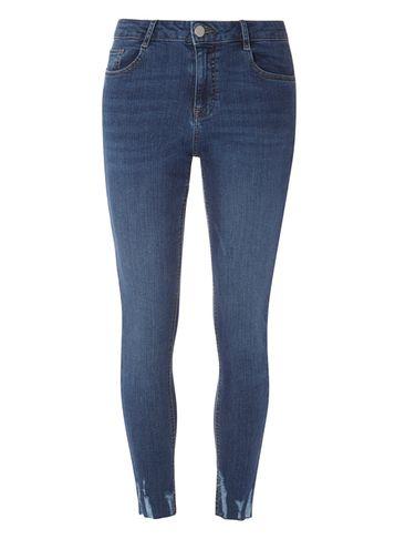 Dorothy Perkins Midwash Cat Scratch Skinny Jeans