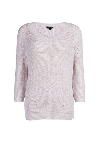 Dorothy Perkins Blush V-neck Tape Jumper