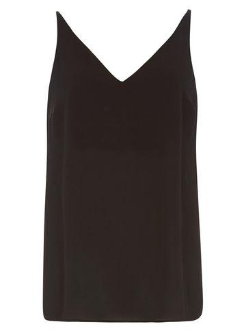 Dorothy Perkins *tall Black V-neck Camisole Top