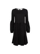 Dorothy Perkins *tall Black Spot Print Smock Dress