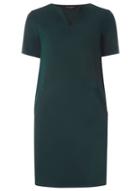 Dorothy Perkins Green Scuba A-line Shift Dress