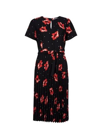 Dorothy Perkins Petite Pleated Midi Dress