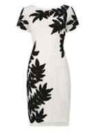 Dorothy Perkins *roman Originals Ivory Tapework Bodycon Dress