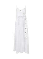 Dorothy Perkins *tall White Linen Dress