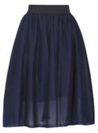 Dorothy Perkins *tenki Blue Pleated Skater Skirt