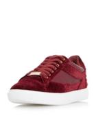 Dorothy Perkins *head Over Heels By Dune Burgundy 'elize' Trainers