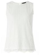 Dorothy Perkins Ivory Border Lace Bling Shell Top