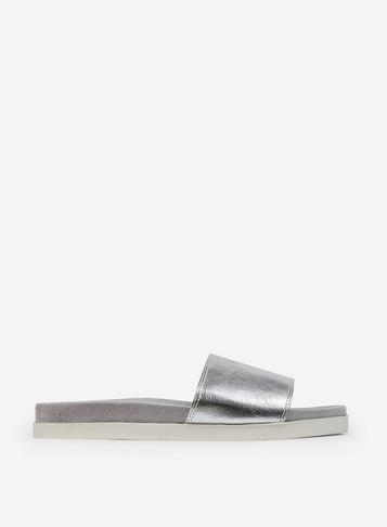 Dorothy Perkins Silver Flo Comfort Mules