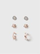 Dorothy Perkins Floral Hoop Earring Pack