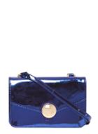 Dorothy Perkins Blue Metallic Lock Cross Body Bag