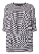 Dorothy Perkins Dp Curve Blue Bubble Hem Batwing Top