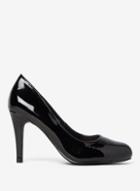 Dorothy Perkins Wide Fit Black Dallas Court Shoes