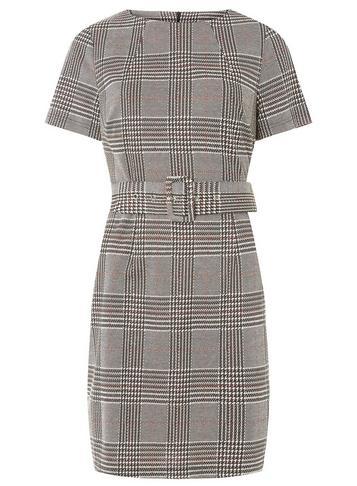 Dorothy Perkins Check Belt Shift Dress
