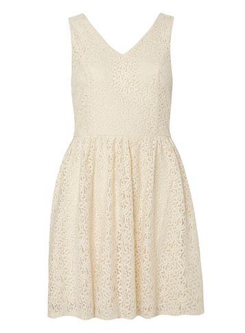 Dorothy Perkins *vero Moda Cream Short Dress