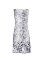*billie & Blossom Monochrome Snake And Floral Print Shift Dress