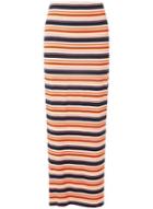 Dorothy Perkins Mulit Coloured Bright Striped Maxi Skirt