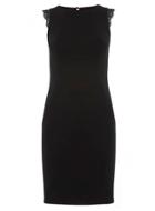 Dorothy Perkins Petite Black Lace Detail Dress