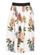 Dorothy Perkins *tenki White Floral Midi Skirt