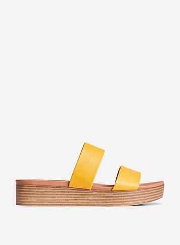 Dorothy Perkins Yellow Rosalie Mule