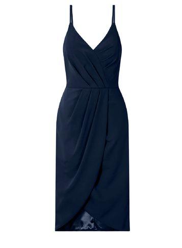 Dorothy Perkins *chi Chi London Navy Wrap Dress