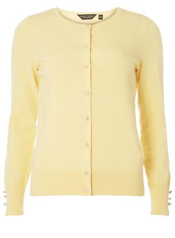 Dorothy Perkins Lemon Cotton Cardigan