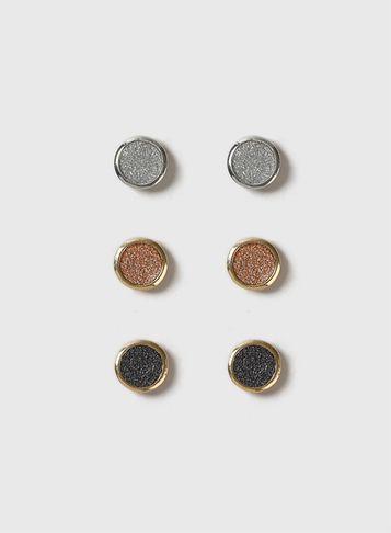Dorothy Perkins Glitter Stud Earring Multipack