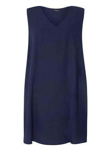 Dorothy Perkins Dp Curve Navy Split Side Longline Top