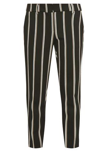 Dorothy Perkins Petite Black Striped Trousers