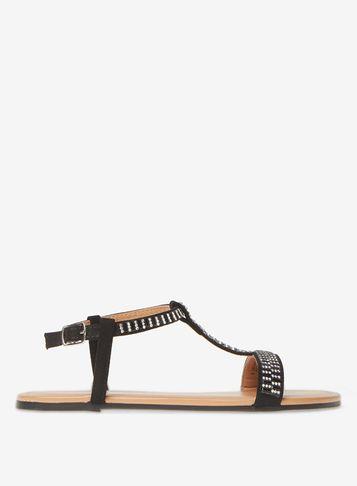 Dorothy Perkins Wide Fit Black 'fiesty' Sandals