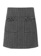Dorothy Perkins Monochrome Boucle A-line Skirt