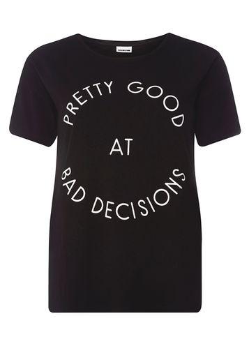 Dorothy Perkins *noisy May Black Printed T-shirt