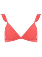 Dorothy Perkins *pink Frill Detail Bikini Top