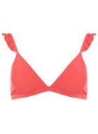 Dorothy Perkins *pink Frill Detail Bikini Top