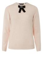 Dorothy Perkins Blush Brooch Crew Jumper