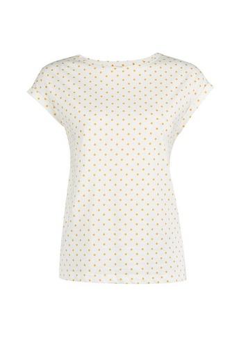 Dorothy Perkins Petite White Mango Spot T Shirt