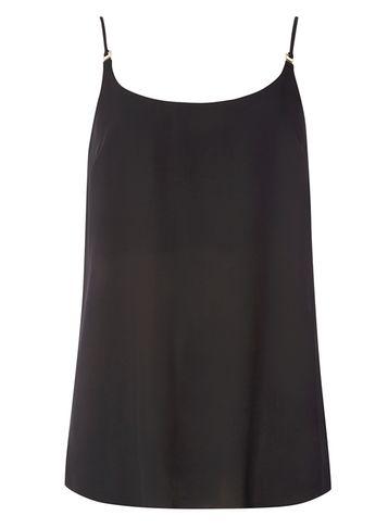Dorothy Perkins Black Metal Trim Camisole Top