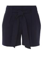 Dorothy Perkins Navy Tie Waist Shorts