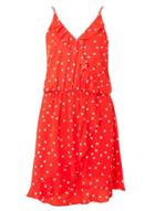 Dorothy Perkins *only Red Ruffle Wrap Dress