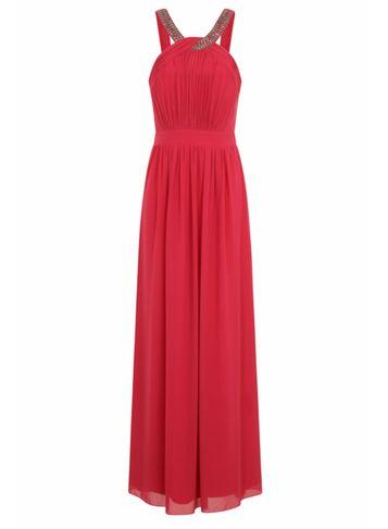 Dorothy Perkins *little Mistress Pink Embellished Maxi Dress