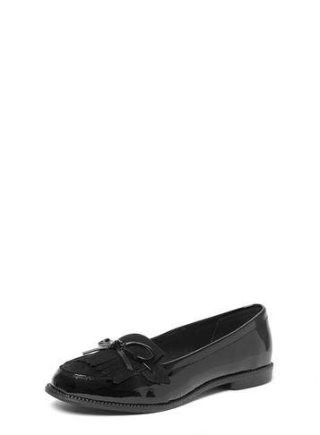 Dorothy Perkins Wide Fit Black 'leap' Loafers
