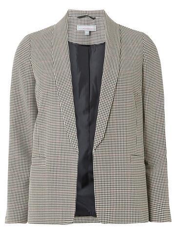 Dorothy Perkins Petite Checked Formal Blazer