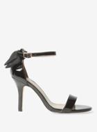 Dorothy Perkins Wide Fit Black 'brave' Bow Sandals