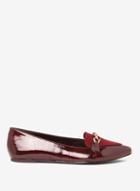 Dorothy Perkins Burgundy Larry Chain Embellished Pumps
