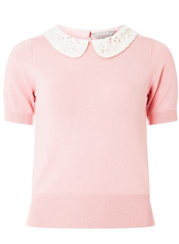 Dorothy Perkins Petite Pink Knitted T-shirt