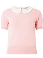 Dorothy Perkins Petite Pink Knitted T-shirt