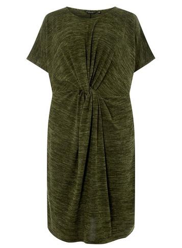 Dorothy Perkins *dp Curve Khaki Brushed Twist Bodycon Dress