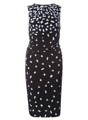 Dorothy Perkins *lily & Franc Navy Confetti Print Dress